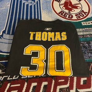 Reebok Mens NHL Boston Bruins Tim Thomas Shirt M